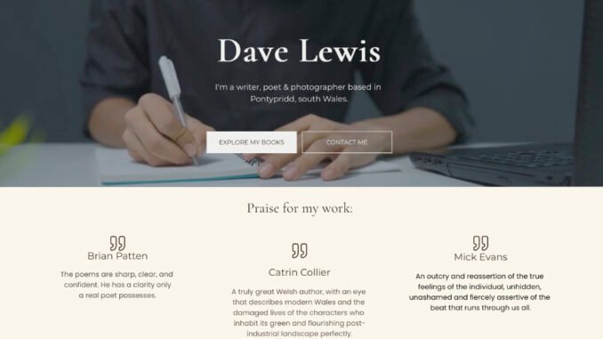 Dave Lewis - new website